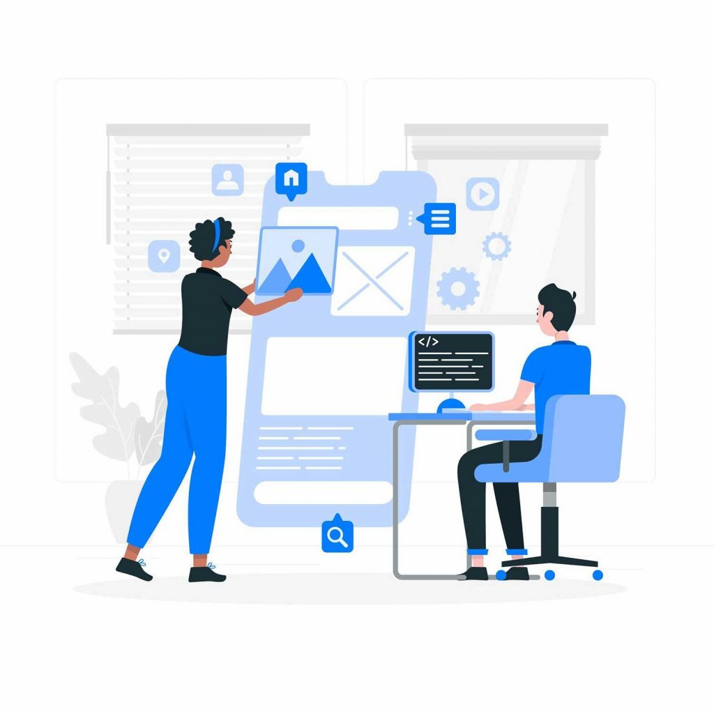 Field Service Workers with Mobile App